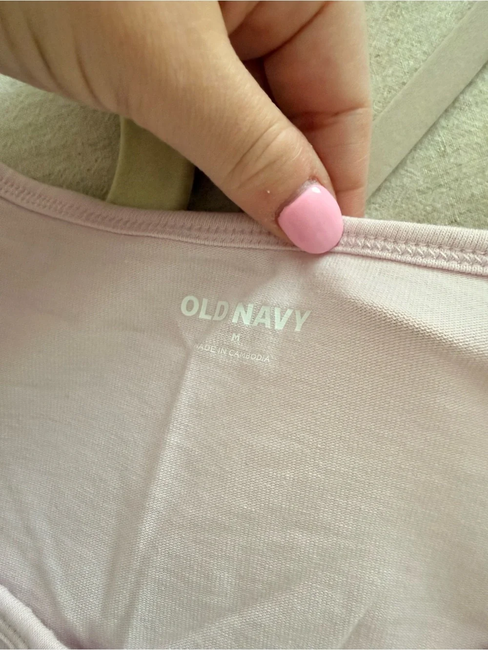 Old Navy Pink Puff Sleeve Top